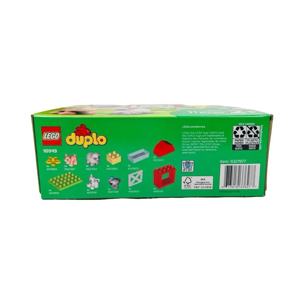 LEGO Duplo #10949 Farm Animal Care - 11 Pieces - Age 2+ - RETIRED